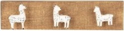 Clayre & Eef Wandkapstok 3 Haken 30x4x7 Cm Bruin Ijzer Alpaca Decoratieve Kapstok -Clayre & Eef 1200x308