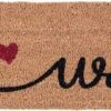 Clayre & Eef Deurmat 75x22 Cm Bruin Kokosvezel Rubber Rechthoek Welcome Kokosmat Mat Schoonloopmat -Clayre & Eef 1200x357 1