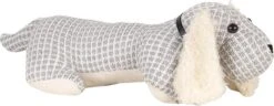 Clayre & Eef Deurstopper Hond 36x15x24 Cm Grijs Polyester Deurklem Deurwig