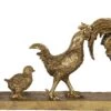 Clayre & Eef Beeld Haan 59x10x27 Cm Goudkleurig Kunststof Haan Woonaccessoires Beeld Decoratie Decoratieve Accessoires -Clayre & Eef 1200x565