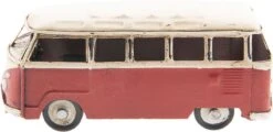 Clayre & Eef Modelauto Volkswagen Bus Licentie Camper 14x6x6 Cm Rood Ijzer Miniatuur VW Bus Miniatuur Auto -Clayre & Eef 1200x584