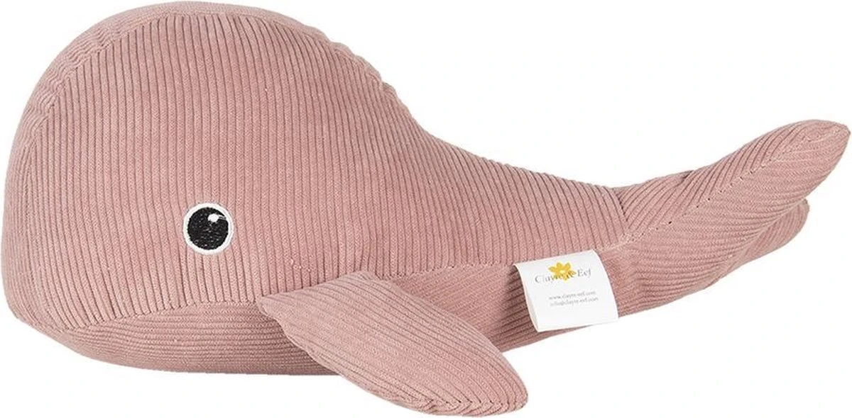 Clayre & Eef Deurstopper Walvis 37x34x15 Cm Roze Polyester Deurklem Deurwig 5 Clayre & Eef Deurstopper Walvis 37x34x15 Cm Roze Polyester Deurklem Deurwig - Afbeelding 3