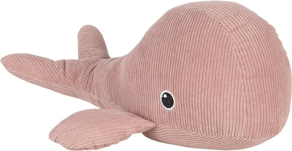 Clayre & Eef Deurstopper Walvis 37x34x15 Cm Roze Polyester Deurklem Deurwig 4 Clayre & Eef Deurstopper Walvis 37x34x15 Cm Roze Polyester Deurklem Deurwig - Afbeelding 2
