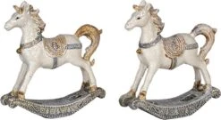 Clayre & Eef Beeld Set Van 2 Hobbelpaard 8 Cm Wit Kunststof Kerstdecoratie 23 Clayre & Eef Beeld Set Van 2 Hobbelpaard 8 Cm Wit Kunststof Kerstdecoratie -Clayre & Eef 1200x658 2