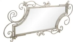 Clayre & Eef Spiegel 63x153 Cm Wit Hout Rechthoek Grote Spiegel Wand Spiegel Muur Spiegel -Clayre & Eef 1200x690