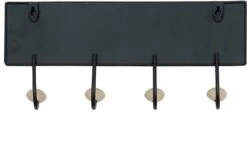 Clayre & Eef Wandkapstok 40x5x17 Cm Zwart Rood Ijzer Motor Route 66 Decoratieve Kapstok -Clayre & Eef 1200x697