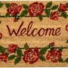 Deurmat | 75*45*1 Cm | Rood | Kokos / Rubber | Rechthoekig | Welcome | Clayre & Eef | ROMC -Clayre & Eef 1200x698 2