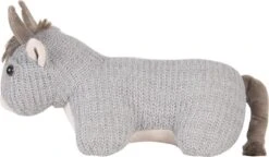 Clayre & Eef Deurstopper Stier 32x12x25 Cm Grijs Polyester Deurklem Deurwig -Clayre & Eef 1200x698 3