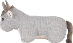 Clayre & Eef Deurstopper Stier 32x12x25 Cm Grijs Polyester Deurklem Deurwig -Clayre & Eef 1200x698 4