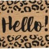 Clayre & Eef Deurmat 75x45 Cm Bruin Zwart Kokosvezel Pvc Rechthoek Panter Hello Kokosmat Mat Schoonloopmat 1 Clayre & Eef Deurmat 75x45 Cm Bruin Zwart Kokosvezel Pvc Rechthoek Panter Hello Kokosmat Mat Schoonloopmat -Clayre & Eef 1200x715