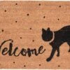 Clayre & Eef Deurmat 75x45 Cm Bruin Kokosvezel Rubber Rechthoek Welcome Kokosmat Mat Schoonloopmat -Clayre & Eef 1200x723 5