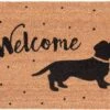 Clayre & Eef Deurmat 75x45 Cm Bruin Kokosvezel Rubber Rechthoek Hond Welcome Kokosmat Mat Schoonloopmat -Clayre & Eef 1200x730 1