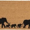 Clayre & Eef Deurmat 75x45 Cm Bruin Kokosvezel Rubber Rechthoek Olifanten Kokosmat Mat Schoonloopmat 1 Clayre & Eef Deurmat 75x45 Cm Bruin Kokosvezel Rubber Rechthoek Olifanten Kokosmat Mat Schoonloopmat -Clayre & Eef 1200x732