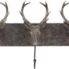 Clayre & Eef Wandkapstok 44*10*28 Cm Bruin Kunststof / Ijzer Herten 2 Clayre & Eef Wandkapstok 44*10*28 Cm Bruin Kunststof / Ijzer Herten -Clayre & Eef 1200x733