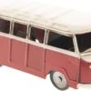 Clayre & Eef Modelauto Volkswagen Bus Licentie Camper 14x6x6 Cm Rood Ijzer Miniatuur VW Bus Miniatuur Auto -Clayre & Eef 1200x738