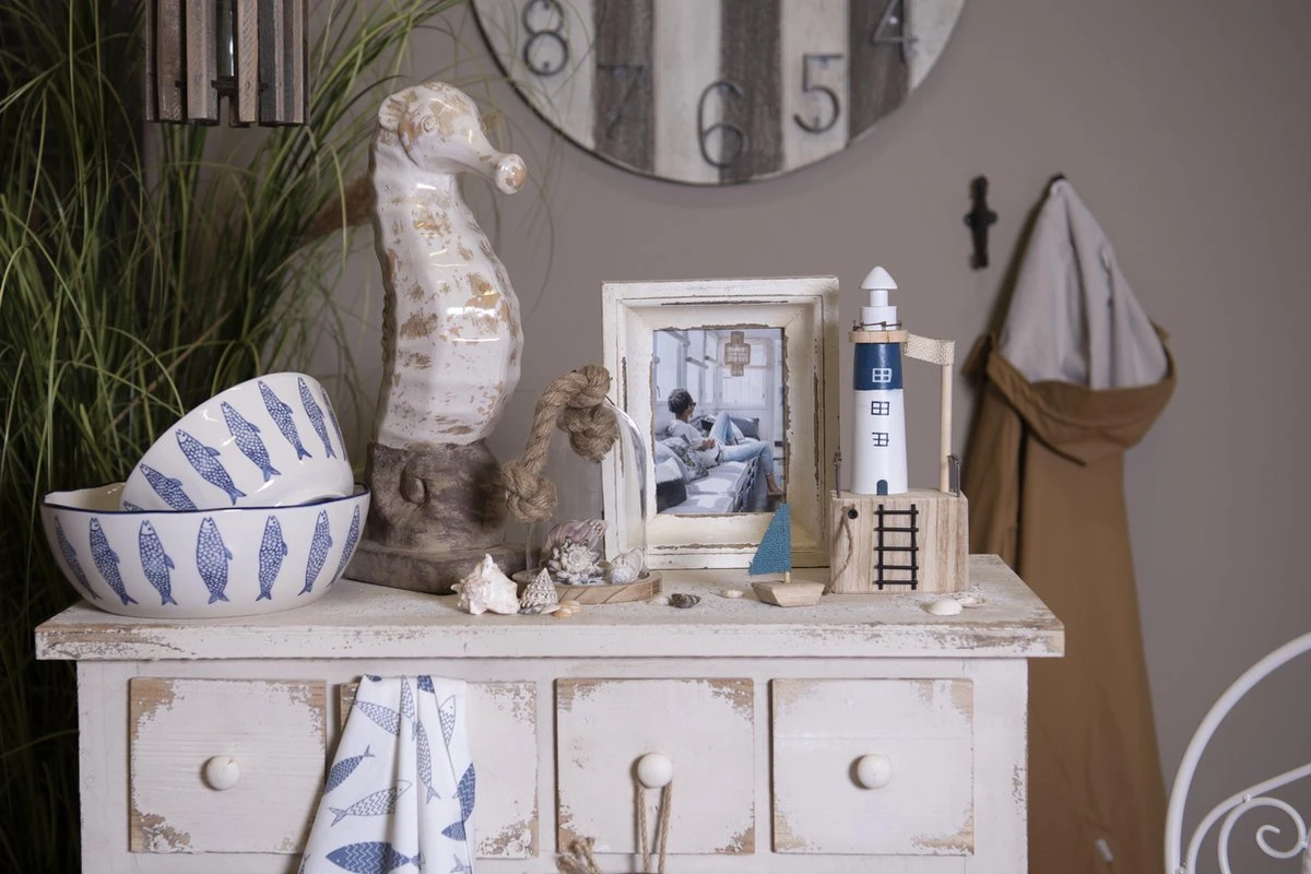 Clayre & Eef Decoratie Vuurtoren 11x7x27 Cm Bruin Hout Rechthoek Decoratief Figuur Decoratieve Accessoires Woonaccessoires 8 Clayre & Eef Decoratie Vuurtoren 11x7x27 Cm Bruin Hout Rechthoek Decoratief Figuur Decoratieve Accessoires Woonaccessoires - Afbeelding 6