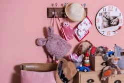 Clayre & Eef Wandkapstok 4 Haken 45x10x18 Cm Bruin Hout Ijzer Rechthoek -Clayre & Eef 1200x800 74