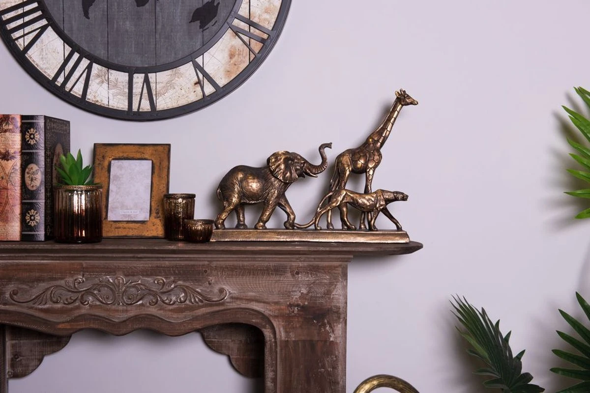 Clayre & Eef Beeld Wilde Dieren 44x10x33 Cm Goudkleurig Polyresin Dieren Woonaccessoires Beeld Decoratie Decoratieve Accessoires 8 Clayre & Eef Beeld Wilde Dieren 44x10x33 Cm Goudkleurig Polyresin Dieren Woonaccessoires Beeld Decoratie Decoratieve Accessoires - Afbeelding 6