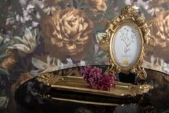 Clayre & Eef Decoratief Dienblad 36x10x3 Cm Goudkleurig Kunststof Serveerschaal -Clayre & Eef 1200x801 27