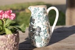 Clayre & Eef Decoratieve Schenkkan 1300 Ml Groen Keramiek Rond Bladeren Waterkan Schenkkan Vaas 9 Clayre & Eef Decoratieve Schenkkan 1300 Ml Groen Keramiek Rond Bladeren Waterkan Schenkkan Vaas -Clayre & Eef 1200x801 8