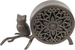 Clayre & Eef Tafelklok 20x6x12 Cm / 1xAA Bruin Metaal Rond Uil Tafelklokken Binnen Staand Klokje Tafelklokje 7 Clayre & Eef Tafelklok 20x6x12 Cm / 1xAA Bruin Metaal Rond Uil Tafelklokken Binnen Staand Klokje Tafelklokje -Clayre & Eef 1200x806 1