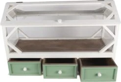 Clayre & Eef Decoratie Kweekkastje 76x33x51 Cm Wit Groen Hout Glas Rechthoek Kweekkas 17 Clayre & Eef Decoratie Kweekkastje 76x33x51 Cm Wit Groen Hout Glas Rechthoek Kweekkas -Clayre & Eef 1200x816 1