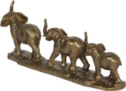 Clayre & Eef Beeld Olifant 45x9x17 Cm Goudkleurig Kunststof Woonaccessoires Beeld Decoratie Decoratieve Accessoires -Clayre & Eef 1200x864 1