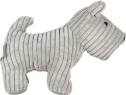 Clayre & Eef Deurstopper Dier 29*15*23 Cm Grijs Synthetisch Deurklem Deurwig -Clayre & Eef 1200x903 1