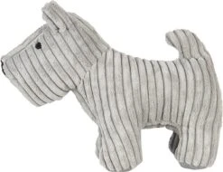 Clayre & Eef Deurstopper Dier 29*15*23 Cm Grijs Synthetisch Deurklem Deurwig