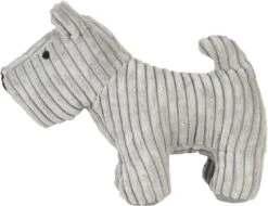 Clayre & Eef Deurstopper Dier 29*15*23 Cm Grijs Synthetisch Deurklem Deurwig -Clayre & Eef 1200x925 1