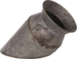 Clayre & Eef Decoratie Melkbus Ø 17x30 Cm Grijs Ijzer Rond Melkkan