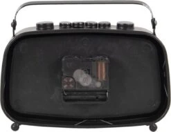 Clayre & Eef Tafelklok 20x5x15 Cm Bruin Metaal Rechthoek Radio Tafelklokken Binnen Staand Klokje Tafelklokje -Clayre & Eef 1200x926 1