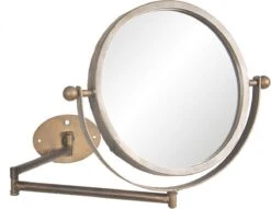 Clayre & Eef Spiegel 37x32 Cm Koperkleurig Ijzer Hout Rond Grote Spiegel Wand Spiegel Muur Spiegel 10 Clayre & Eef Spiegel 37x32 Cm Koperkleurig Ijzer Hout Rond Grote Spiegel Wand Spiegel Muur Spiegel -Clayre & Eef 1200x928 4