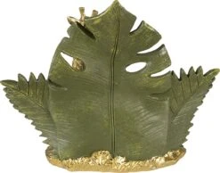 Clayre & Eef Beeld Giraf 19 Cm Goudkleurig Groen Kunststof Woonaccessoires Beeld Decoratie Decoratieve Accessoires -Clayre & Eef 1200x942