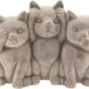 Clayre & Eef Decoratie Kat 22x10x16 Cm Grijs Terracotta Decoratief Figuur Decoratieve Accessoires Woonaccessoires -Clayre & Eef 1200x944