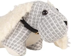 Clayre & Eef Deurstopper Hond 36x15x24 Cm Grijs Polyester Deurklem Deurwig -Clayre & Eef 1200x948 2