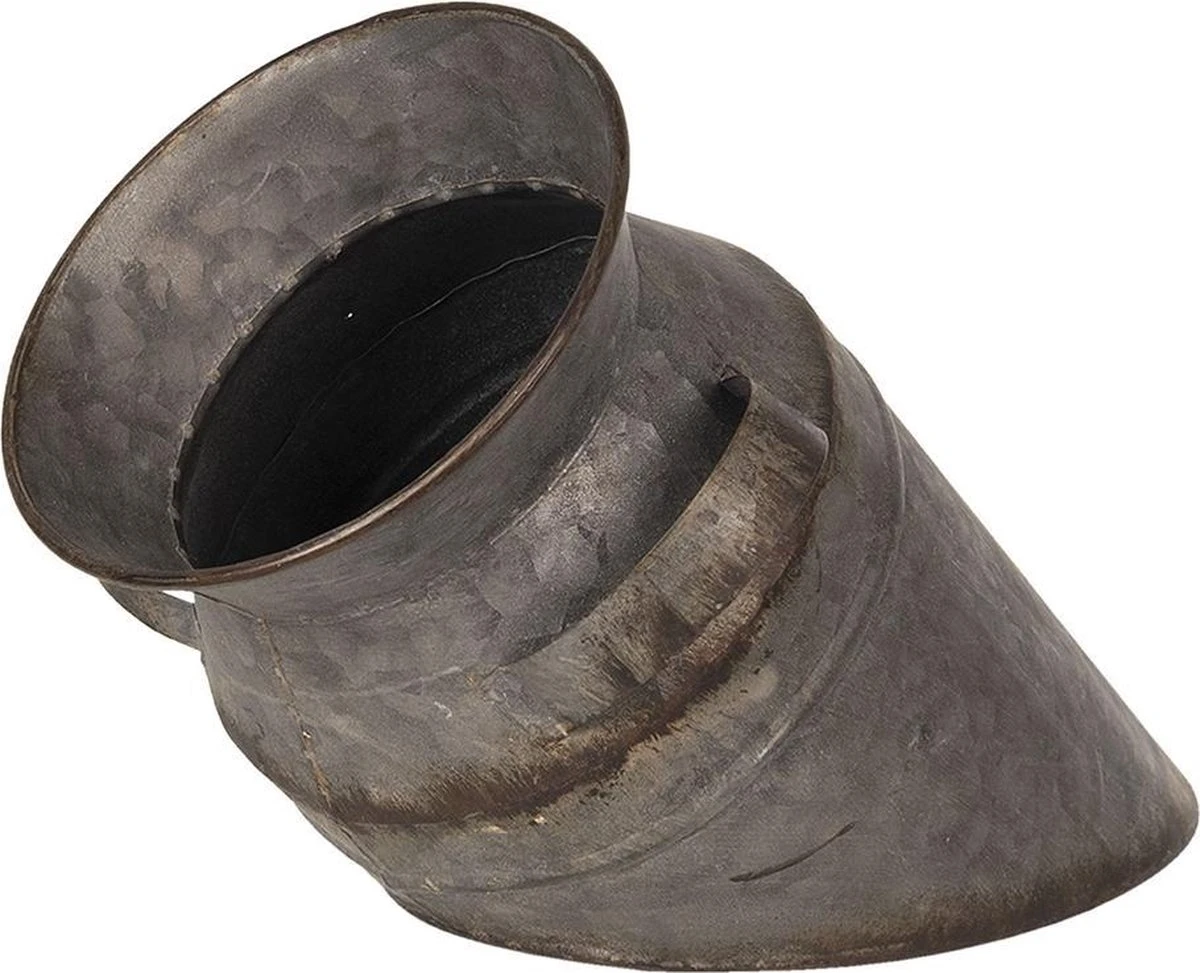 Clayre & Eef Decoratie Melkbus Ø 17x30 Cm Grijs Ijzer Rond Melkkan 4 Clayre & Eef Decoratie Melkbus Ø 17x30 Cm Grijs Ijzer Rond Melkkan - Afbeelding 2