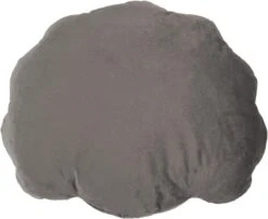 Clayre & Eef Sierkussen Schelp 38x48 Cm Grijs Polyester Kussenhoes Met Kussenvulling -Clayre & Eef 1200x982