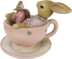 Clayre & Eef Beeld Konijn 10x8x8 Cm Bruin Roze Kunststof Woonaccessoires Pasen Paashaas 12 Clayre & Eef Beeld Konijn 10x8x8 Cm Bruin Roze Kunststof Woonaccessoires Pasen Paashaas -Clayre & Eef 1200x988