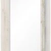 Clayre & Eef Spiegel 30x176 Cm Wit Hout Glas Rechthoek Passpiegel Grote Spiegel Staande Spiegel -Clayre & Eef 205x1200