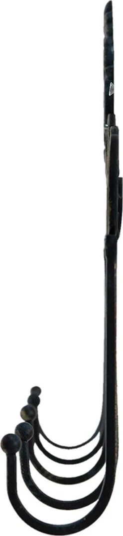 Clayre & Eef Wandkapstok 5 Haken 50x5x27 Cm Zwart Ijzer 11 Clayre & Eef Wandkapstok 5 Haken 50x5x27 Cm Zwart Ijzer -Clayre & Eef 276x1200