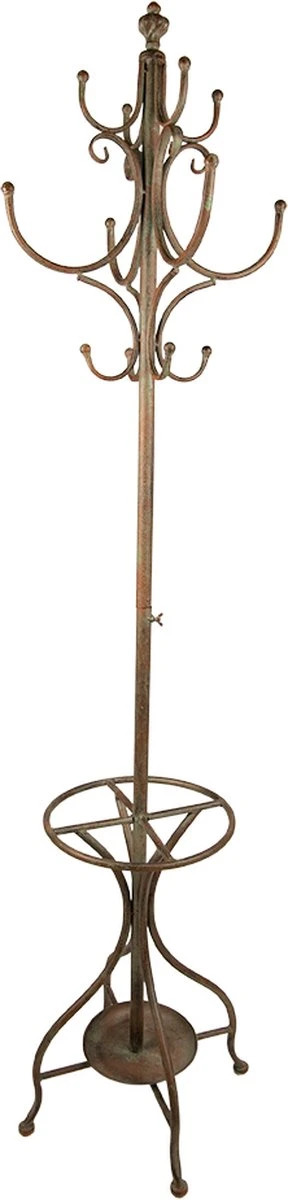 Clayre & Eef Kapstok Staand Ø 47x184 Cm Groen Ijzer 3 Clayre & Eef Kapstok Staand Ø 47x184 Cm Groen Ijzer