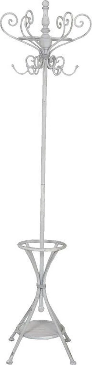Clayre & Eef Kapstok Staand 180 Cm Wit Ijzer Kapstok 5 Clayre & Eef Kapstok Staand 180 Cm Wit Ijzer Kapstok - Afbeelding 3