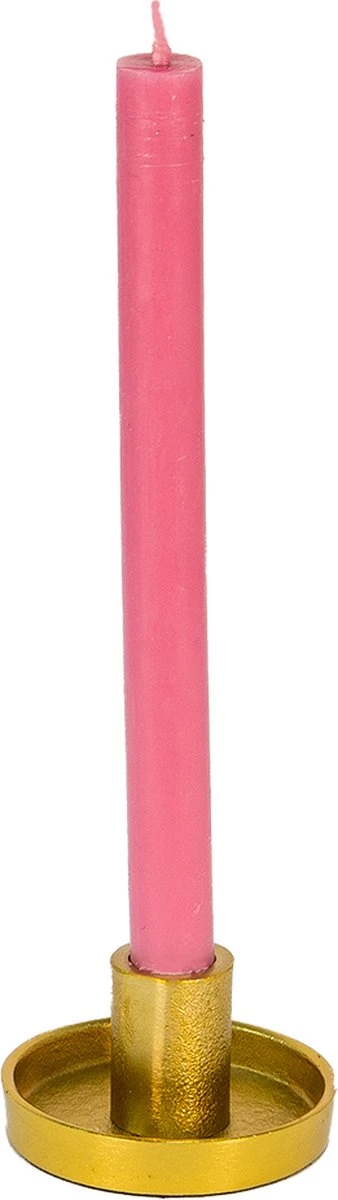 Clayre & Eef Kandelaar Ø 8x5 Cm Goudkleurig Aluminium Rond Kaarsenstandaard Kaarsenhouder 7 Clayre & Eef Kandelaar Ø 8x5 Cm Goudkleurig Aluminium Rond Kaarsenstandaard Kaarsenhouder - Afbeelding 5