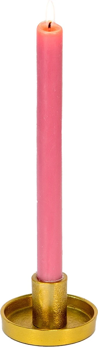 Clayre & Eef Kandelaar Ø 8x5 Cm Goudkleurig Aluminium Rond Kaarsenstandaard Kaarsenhouder 8 Clayre & Eef Kandelaar Ø 8x5 Cm Goudkleurig Aluminium Rond Kaarsenstandaard Kaarsenhouder - Afbeelding 6