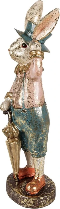 Clayre & Eef Beeld Konijn 10x9x31 Cm Groen Roze Kunststof Woonaccessoires Paashaas Pasen 7 Clayre & Eef Beeld Konijn 10x9x31 Cm Groen Roze Kunststof Woonaccessoires Paashaas Pasen -Clayre & Eef 348x1200 2