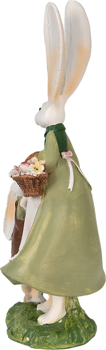 Clayre & Eef Beeld Konijn 10x7x25 Cm Groen Kunststof Woonaccessoires Paashaas Pasen 5 Clayre & Eef Beeld Konijn 10x7x25 Cm Groen Kunststof Woonaccessoires Paashaas Pasen - Afbeelding 3
