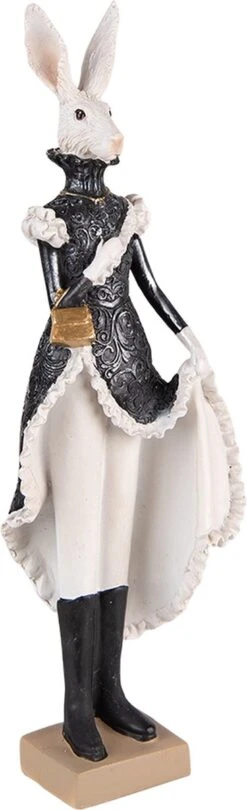 Clayre & Eef Beeld Konijn 10x8x33 Cm Zwart Wit Kunststof Woonaccessoires Beeld Decoratie Decoratieve Accessoires 7 Clayre & Eef Beeld Konijn 10x8x33 Cm Zwart Wit Kunststof Woonaccessoires Beeld Decoratie Decoratieve Accessoires -Clayre & Eef 366x1200 6