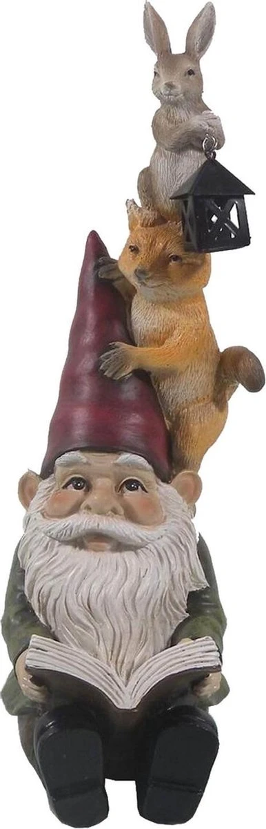 Clayre & Eef Beeld Kabouter 11x8x26 Cm Groen Rood Kunststof Woonaccessoires Beeld Decoratie Decoratieve Accessoires 3 Clayre & Eef Beeld Kabouter 11x8x26 Cm Groen Rood Kunststof Woonaccessoires Beeld Decoratie Decoratieve Accessoires