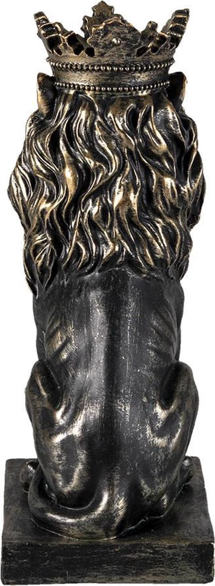 Clayre & Eef Beeld Leeuw 15x10x25 Cm Zwart Kunststof Woonaccessoires Beeld Decoratie Decoratieve Accessoires 8 Clayre & Eef Beeld Leeuw 15x10x25 Cm Zwart Kunststof Woonaccessoires Beeld Decoratie Decoratieve Accessoires - Afbeelding 6